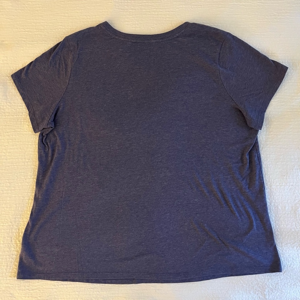 Lucky Brand Purple Butterfly Graphic Tee - Picture 3 of 5